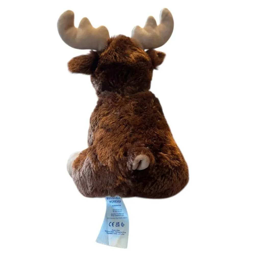 Build-A-Bear 2025 Way of Lights Moose Plush BAB Brown Stuffed Animal
